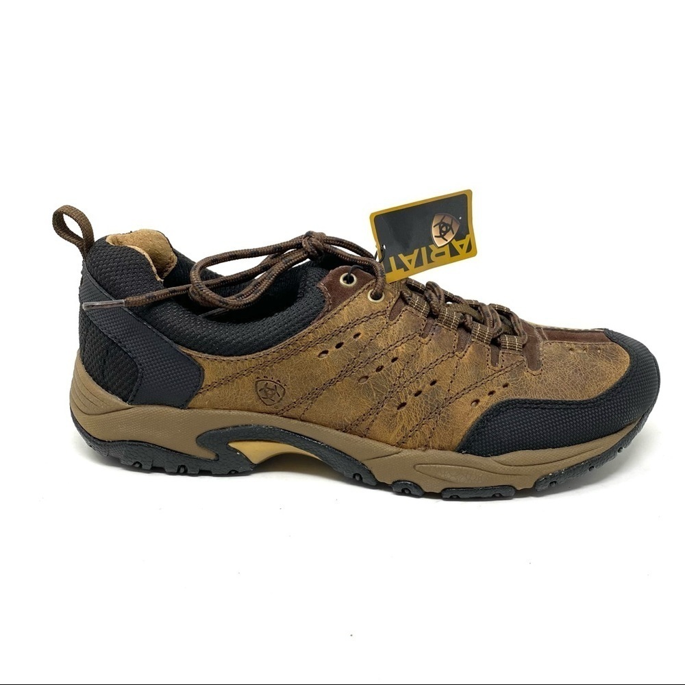 ARIAT Mens’s Ridge Lace Sneakers Distressed Brown